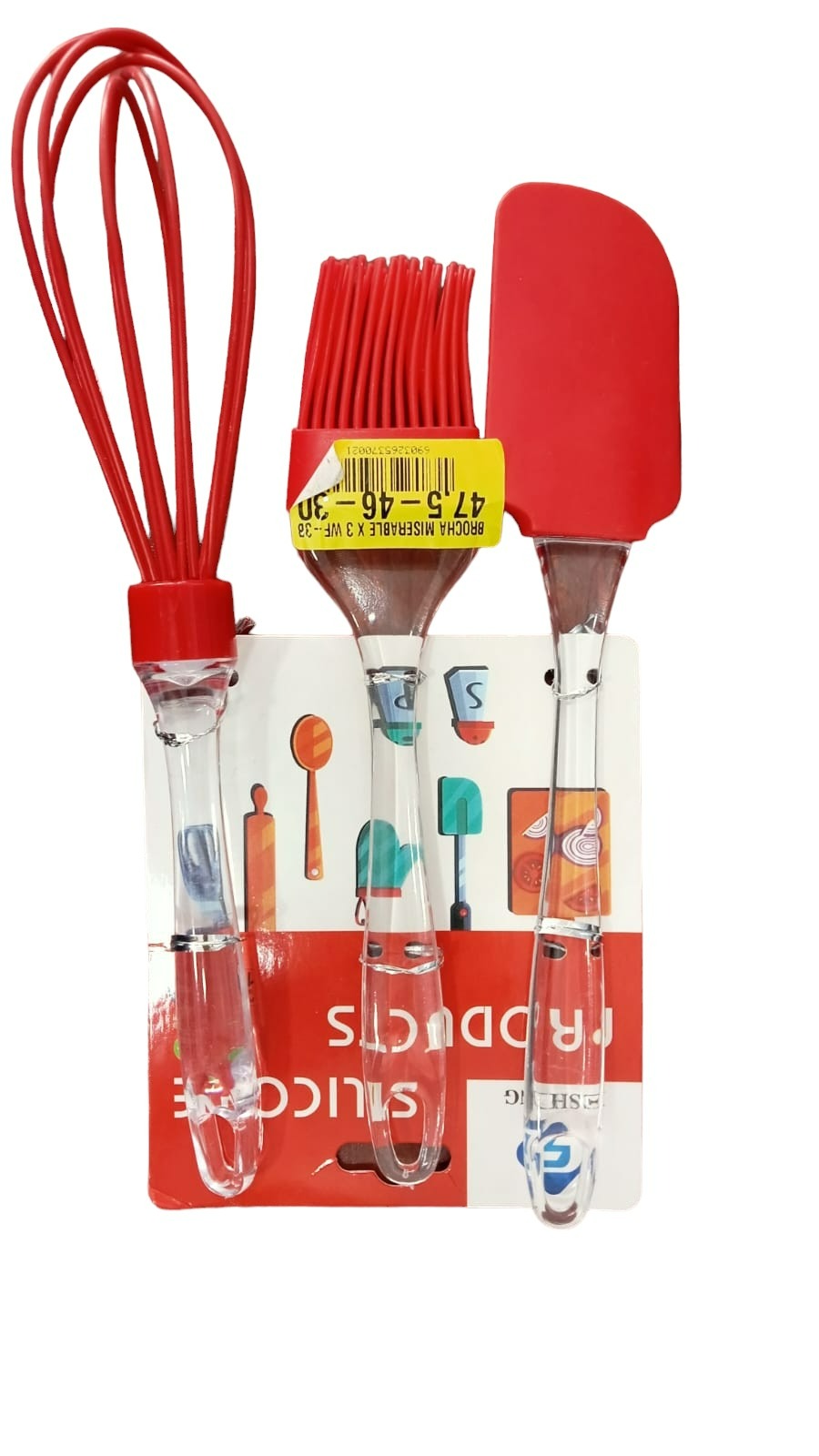 Miniatura 3 de Kit herramientas de cocina silicona x3